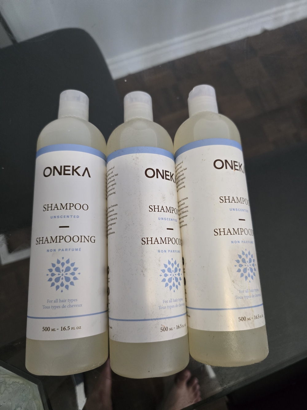 Oneka Unscented Shampoo - Clear (Pack Of 3)